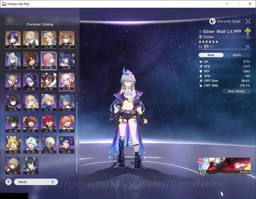 Honkai Star Rail Accounts Asia|TL 70|25 Limited|[Phainon,Anaxa,Jade E1,The H image 5