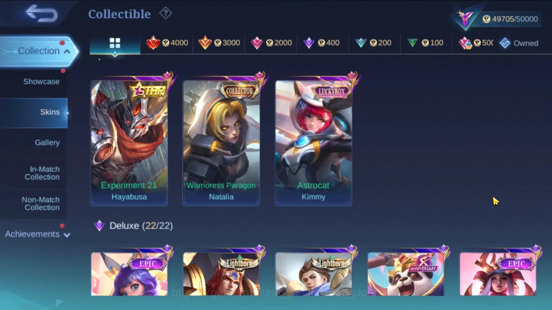 Mobile Legends: Bang Bang Accounts Global|Hero 99 Skin 207|Renowned|Collector Natalia image 7