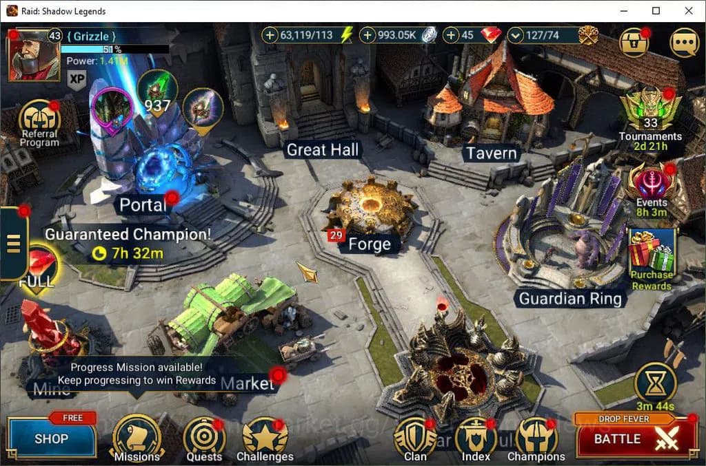 Raid: Shadow Legends Accounts Lv43 1,4M Power|1 Mythic(Galathir)|24 Legend(Bad-e image 1