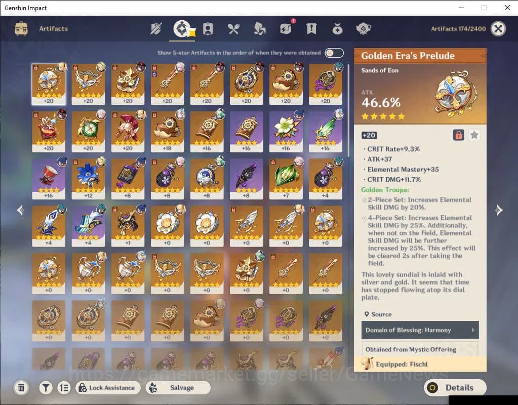 Genshin Impact Accounts Asia|AR 49|4 Limited |HuTao,Kazuha,Eula,Neuvillate image 5