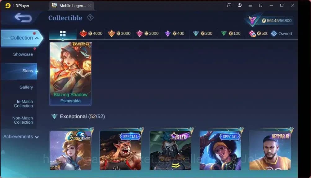 Mobile Legends: Bang Bang Accounts GLOBAL Hero 132 Skin 258|LBox Saber|KOF Karina|Ven image 10