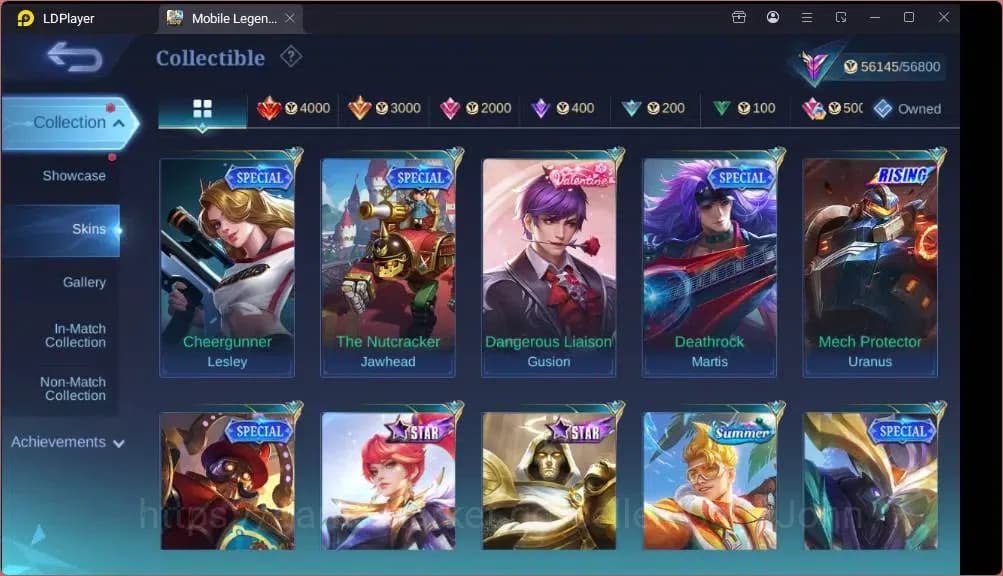 Mobile Legends: Bang Bang Accounts GLOBAL Hero 132 Skin 258|LBox Saber|KOF Karina|Ven image 13