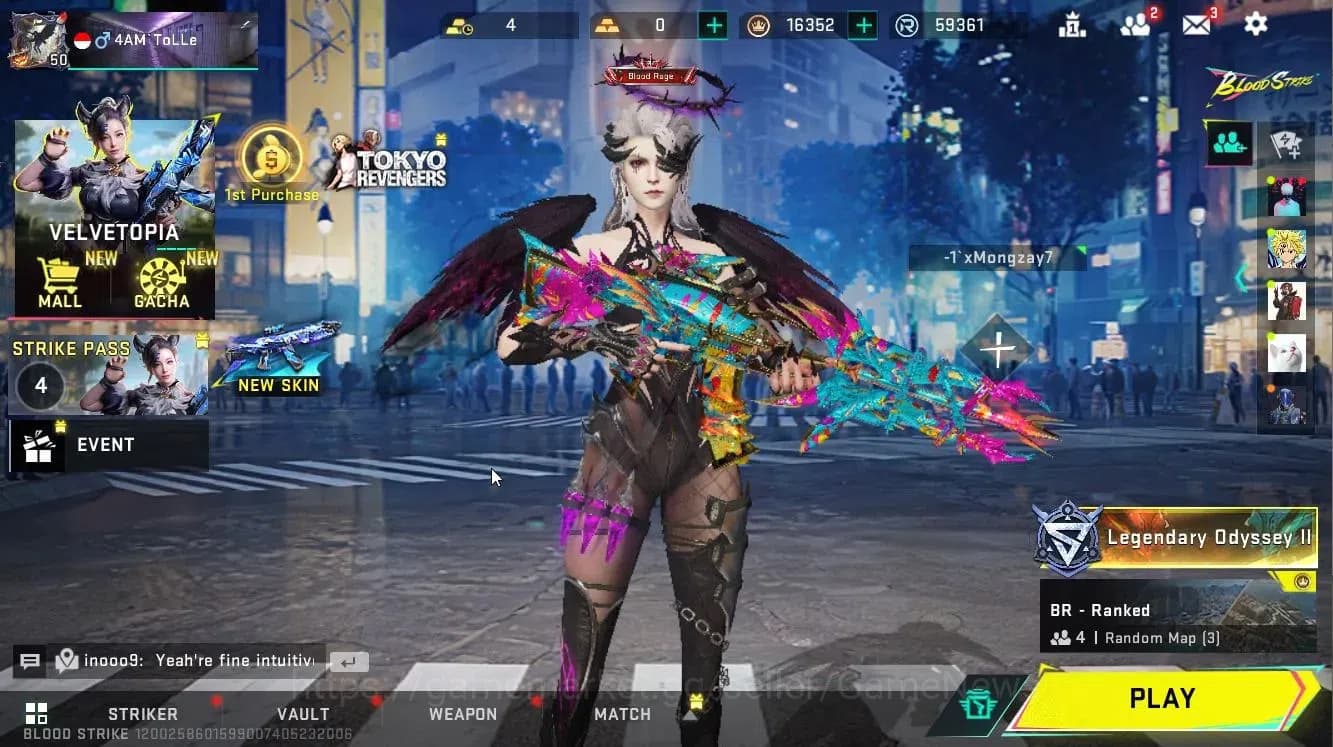 Blood Strike Accounts ASIA|6 ETERNAL[NOVA-Nightmare,ETHAN,AK47 Lv3,M700, image 1