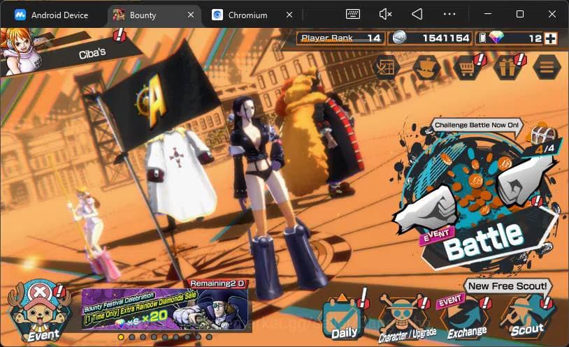 One Piece Bounty Rush Accounts GLOBAL|7 ex|WI Trafalgar Law,BP Kuzan,Great Edward image 1