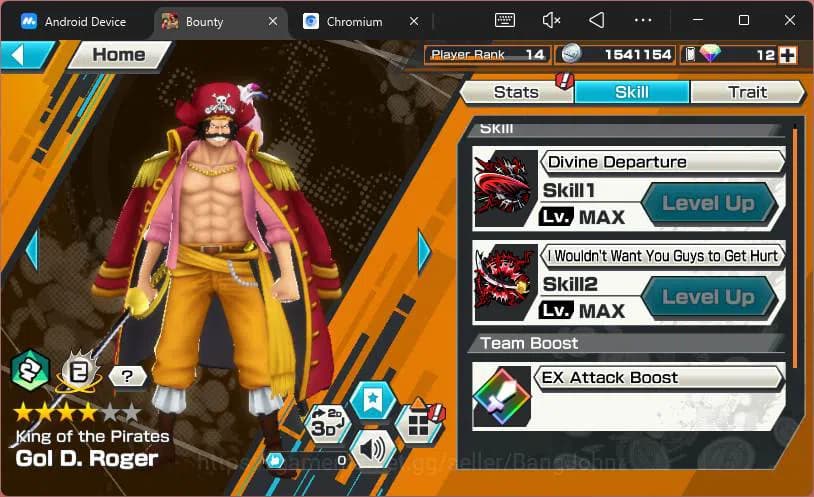 One Piece Bounty Rush Accounts GLOBAL|7 ex|WI Trafalgar Law,BP Kuzan,Great Edward image 12
