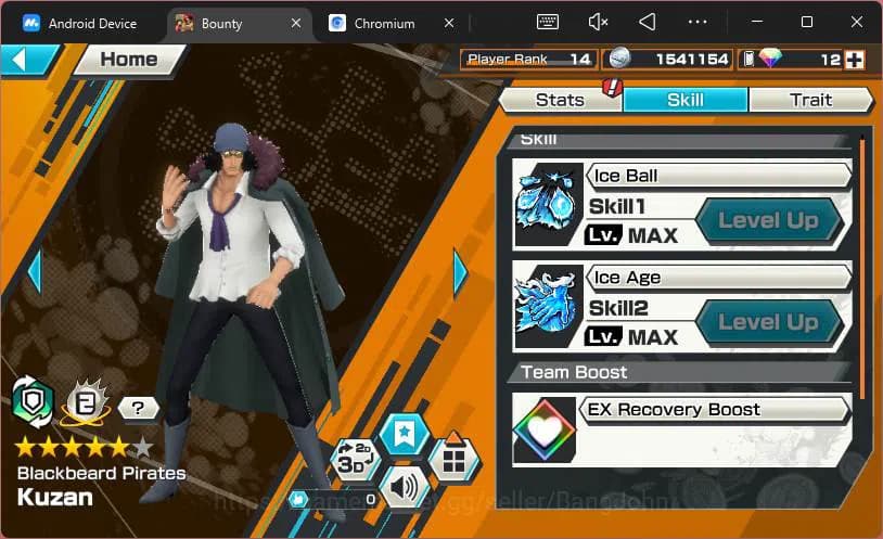 One Piece Bounty Rush Accounts GLOBAL|7 ex|WI Trafalgar Law,BP Kuzan,Great Edward image 8