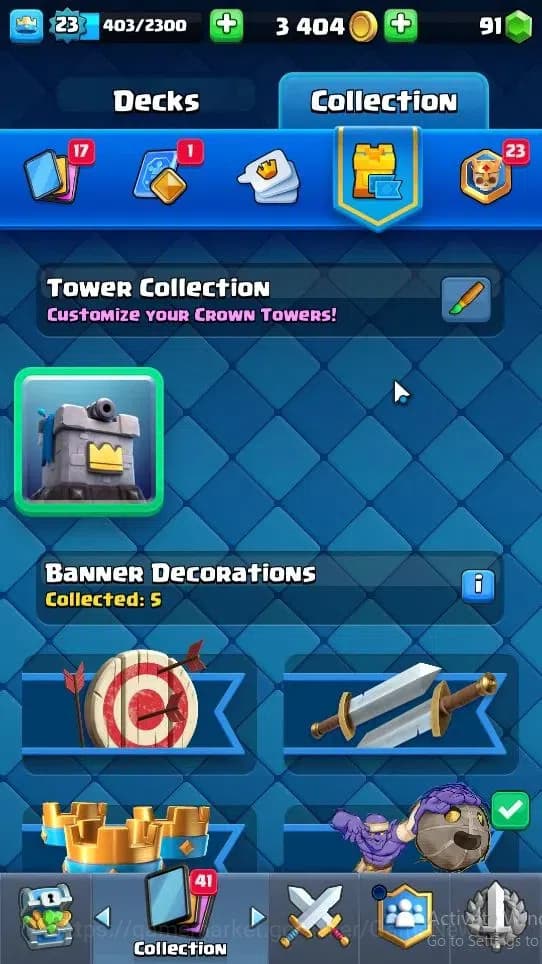 Clash Royale Accounts Lv 23|Trophy 4313|KTL 9|Total Card 74|1 Hero 1 EVO image 11