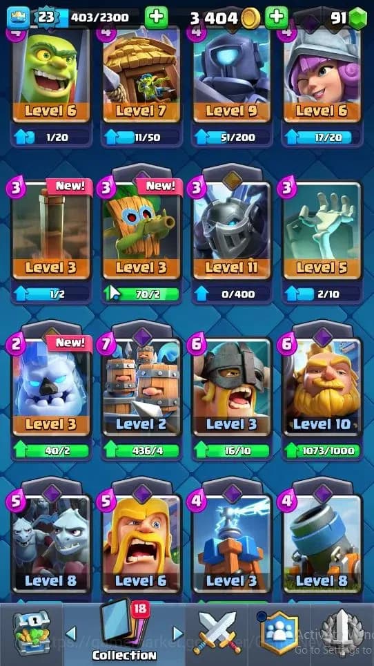 Clash Royale Accounts Lv 23|Trophy 4313|KTL 9|Total Card 74|1 Hero 1 EVO image 16