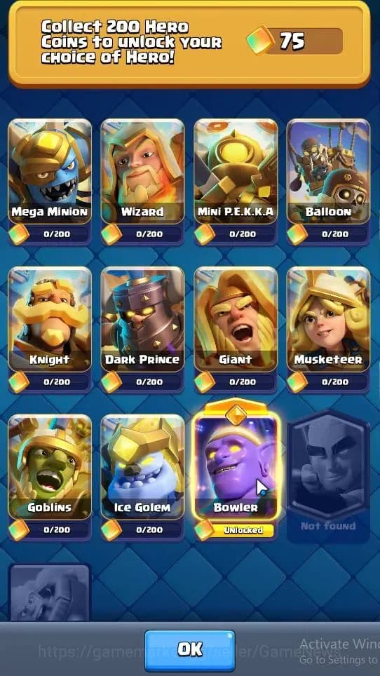Clash Royale Accounts Lv 23|Trophy 4313|KTL 9|Total Card 74|1 Hero 1 EVO image 6