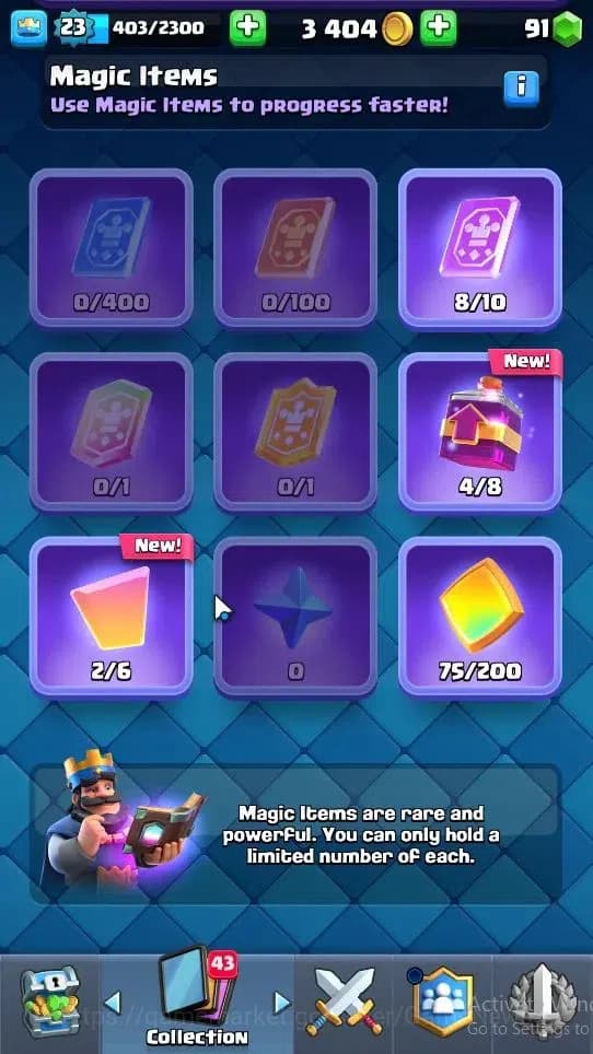 Clash Royale Accounts Lv 23|Trophy 4313|KTL 9|Total Card 74|1 Hero 1 EVO image 7
