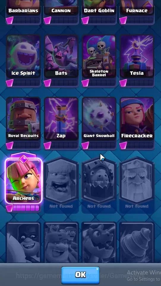 Clash Royale Accounts Lv 23|Trophy 4313|KTL 9|Total Card 74|1 Hero 1 EVO image 9