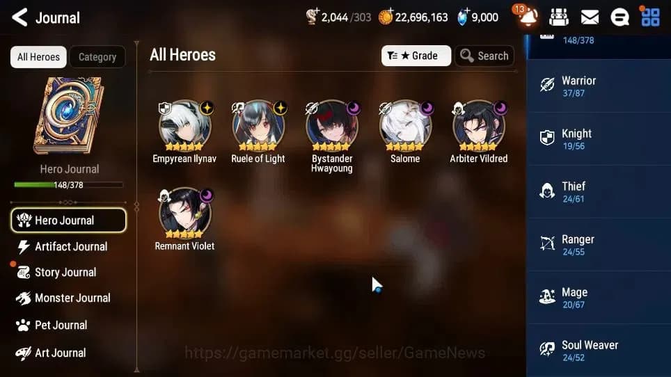 Epic Seven Accounts GLOBAL Unverif|New Era|6 ML(Salome,Ruele oL,E Ilyn image 6
