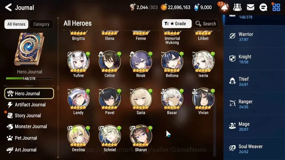 Epic Seven Accounts GLOBAL Unverif|New Era|6 ML(Salome,Ruele oL,E Ilyn image 9