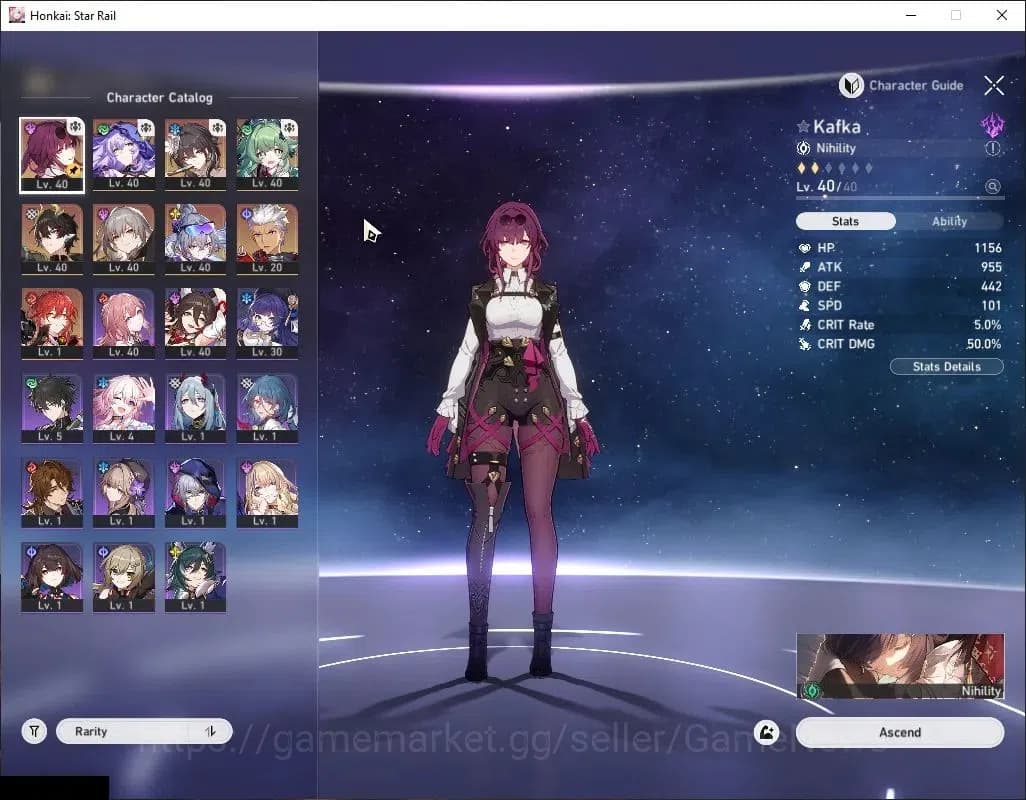 Honkai Star Rail Accounts Asia | TL 29 | 7 Limited | SW 999,Kafka,Black Swan image 4