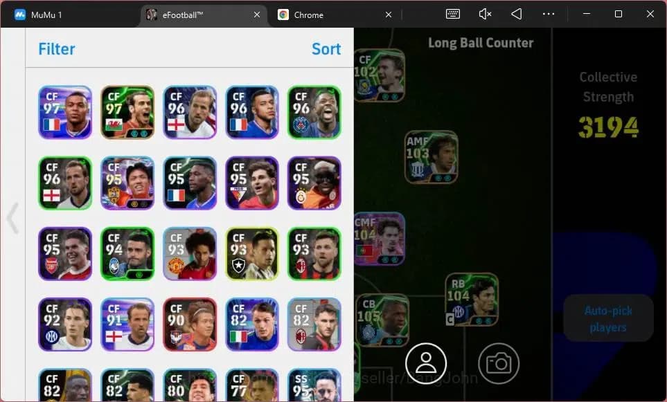 eFootball Accounts ANDROID|PW 3194|E-BT Ronaldinho Gaucho|E. Yaya Tou image 4