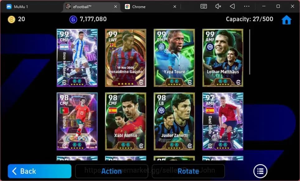 eFootball Accounts ANDROID|PW 3194|E-BT Ronaldinho Gaucho|E. Yaya Tou image 9