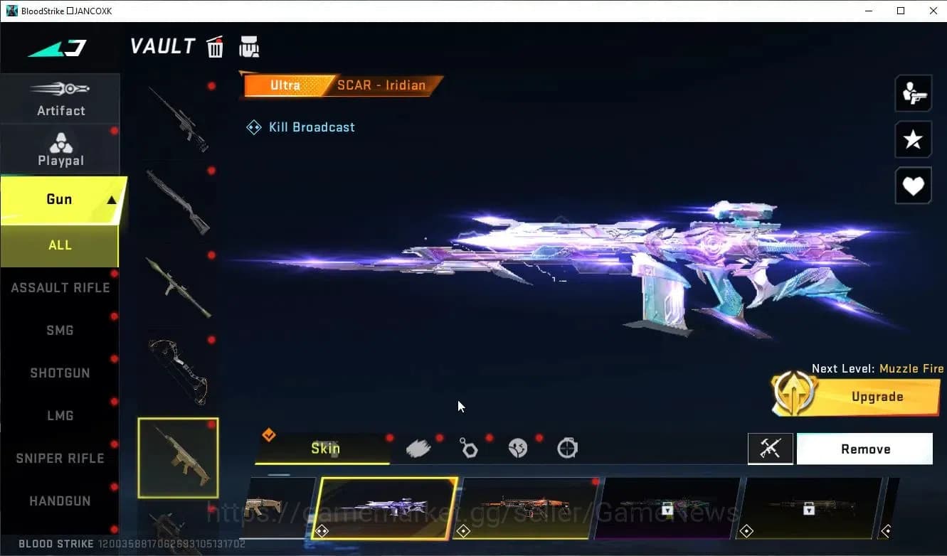Blood Strike Accounts ASIA|15 ULTRA[VOLT,RAN,S868,UMP45,M1887,FAL,SCAR,E image 13