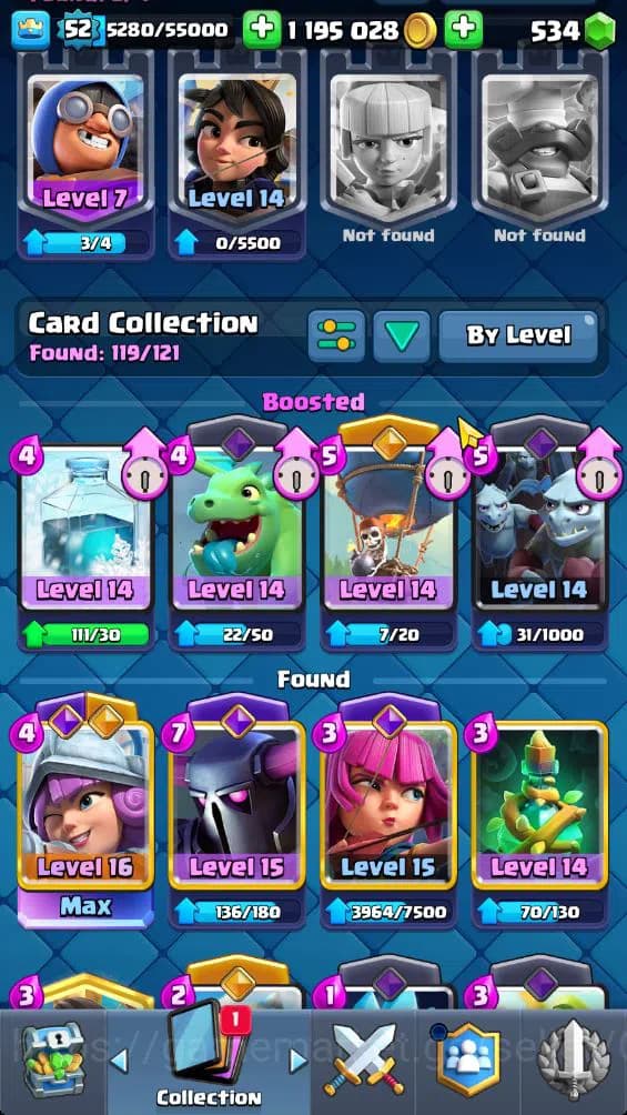 Clash Royale Accounts Lv 52|Trophy 10876|KTL 14|Limited Skin|Card 119|4 image 13