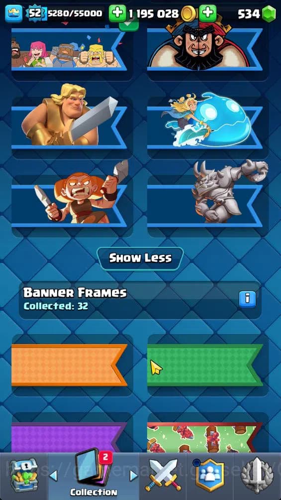 Clash Royale Accounts Lv 52|Trophy 10876|KTL 14|Limited Skin|Card 119|4 image 9