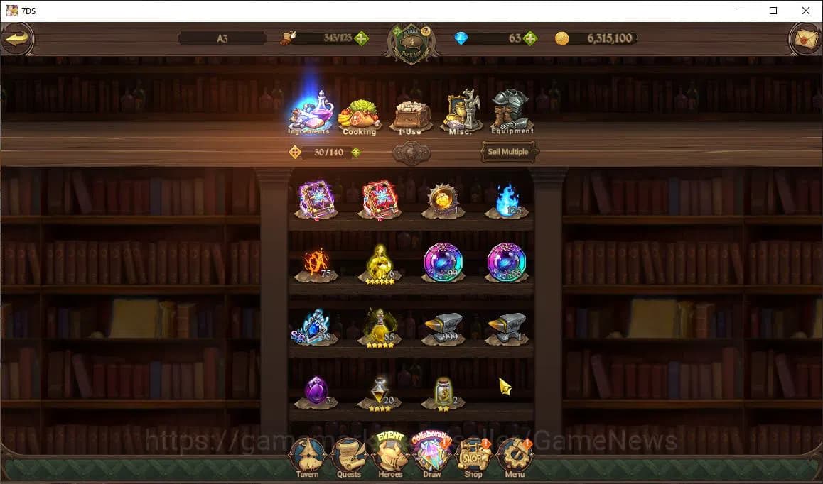 The Seven Deadly Sins: Grand Cross Accounts Asia |495K CC| Chapter 1| 1 LR+3 UR+Collab Re Zero image 6