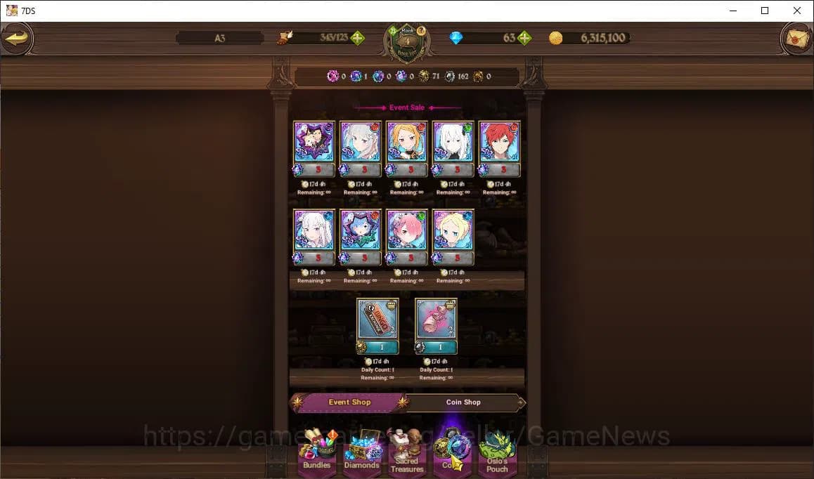 The Seven Deadly Sins: Grand Cross Accounts Asia |495K CC| Chapter 1| 1 LR+3 UR+Collab Re Zero image 8