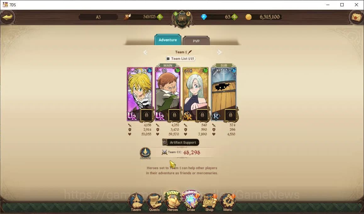 The Seven Deadly Sins: Grand Cross Accounts Asia |495K CC| Chapter 1| 1 LR+3 UR+Collab Re Zero image 9