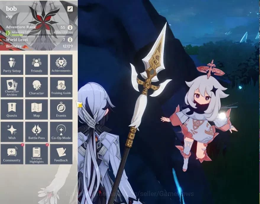 Genshin Impact Accounts Asia|AR55|3Limited+3(*5Weapon)|ArlcchinoC2,Neuvill image 1