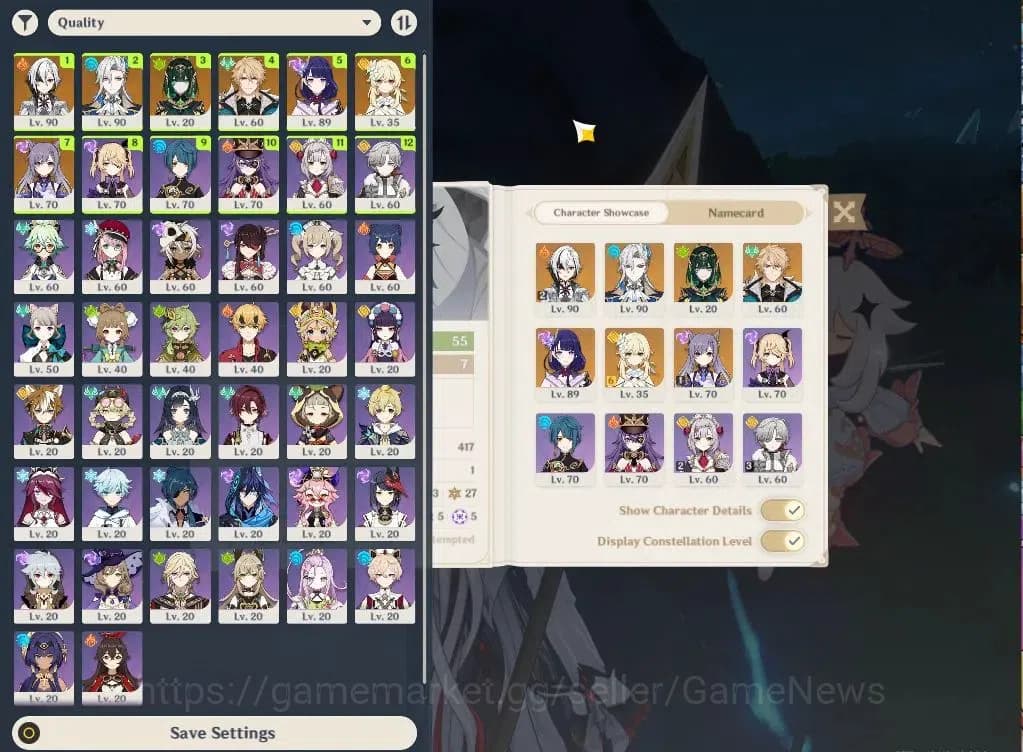 Genshin Impact Accounts Asia|AR55|3Limited+3(*5Weapon)|ArlcchinoC2,Neuvill image 2