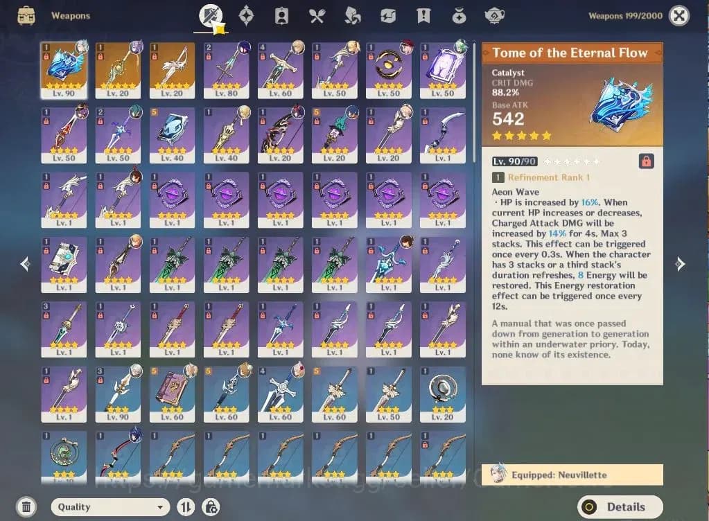 Genshin Impact Accounts Asia|AR55|3Limited+3(*5Weapon)|ArlcchinoC2,Neuvill image 5