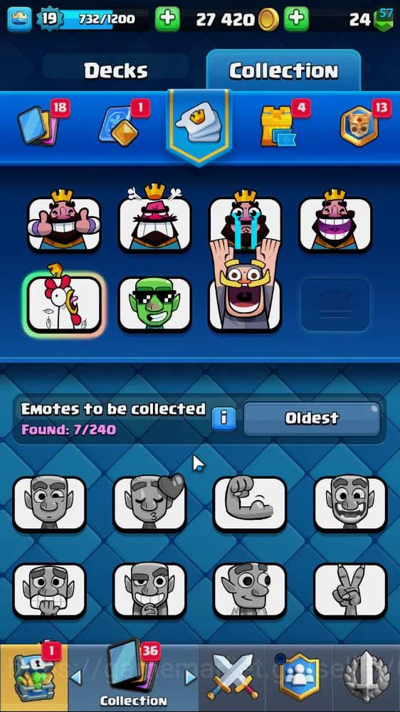Clash Royale Accounts Lv 19|Trophy 3186|KTL 8|Limited Skin|Card 55| 2 EV image 11
