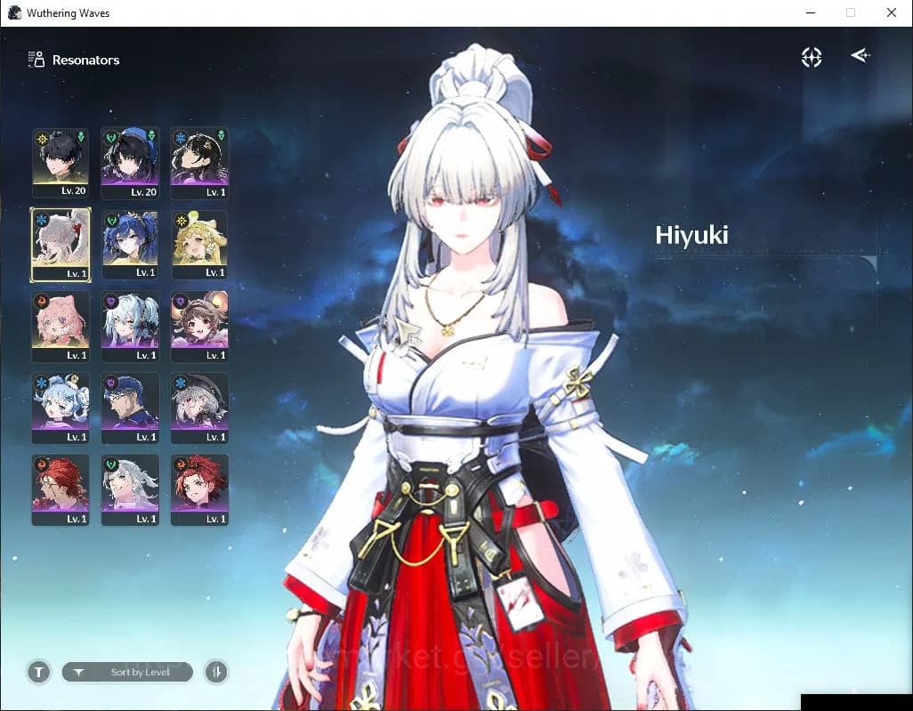 Wuthering Waves Accounts SEA | UL 20 | 2 Limited | Hiyuki, Iuno |Data Bank image 2