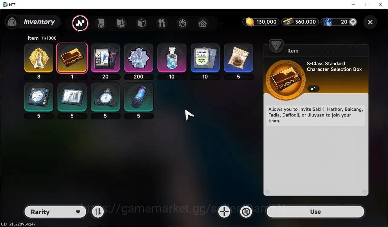 Neverness to Everness Accounts Global NA|HL 3|1 SSR Limited Nanally + Selector On image 6