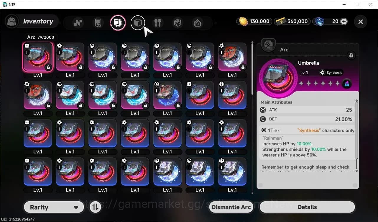 Neverness to Everness Accounts Global NA|HL 3|1 SSR Limited Nanally + Selector On image 7