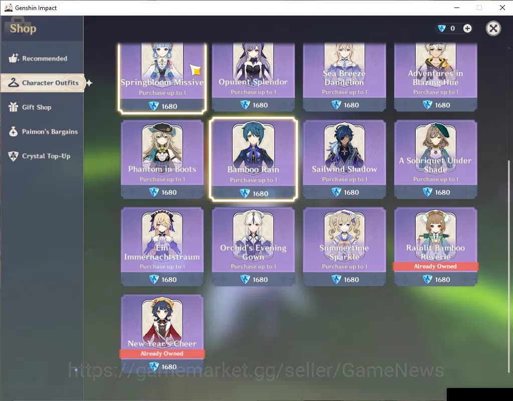 Genshin Impact Accounts ASIA|AR 58|PrimeTeam Skirk|9Limited+7(*5Wep)|(Mavu image 4