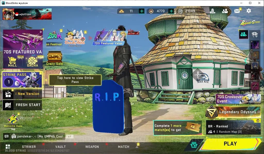 Blood Strike Accounts ASIA|ULTRA=ZERD,URB,M1887 MORE DETAIL CEK SS BS549 image 1