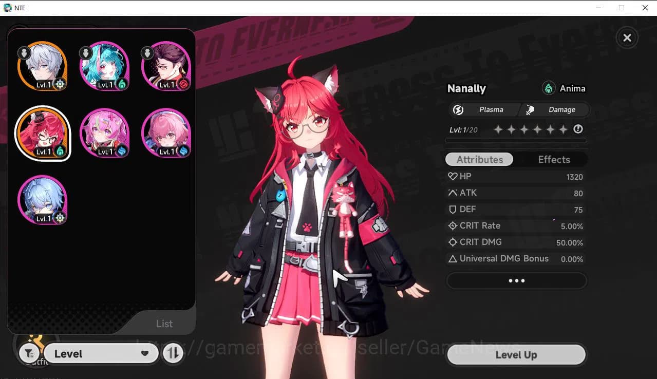 Neverness to Everness Accounts GLOBAL EU |HL 3|1 SSR Limited Nanally|1 S Arc|5 SR image 1