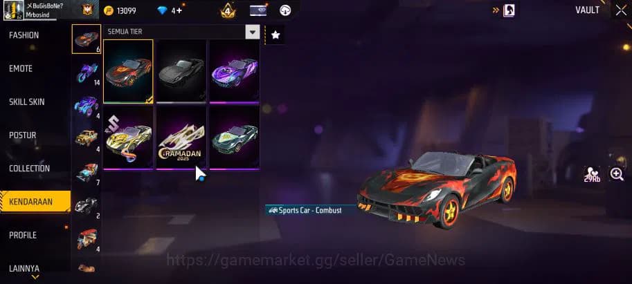 Free Fire Accounts Indonesia|M1887 Sterling Conqueror Lv7|AK47 Blue F image 4