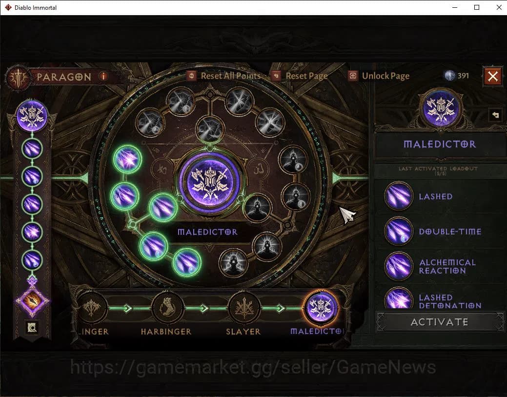 Diablo Immortal Accounts SEA-Vasily|Can,t move server|Lv60(591)|Demon Hunte image 8