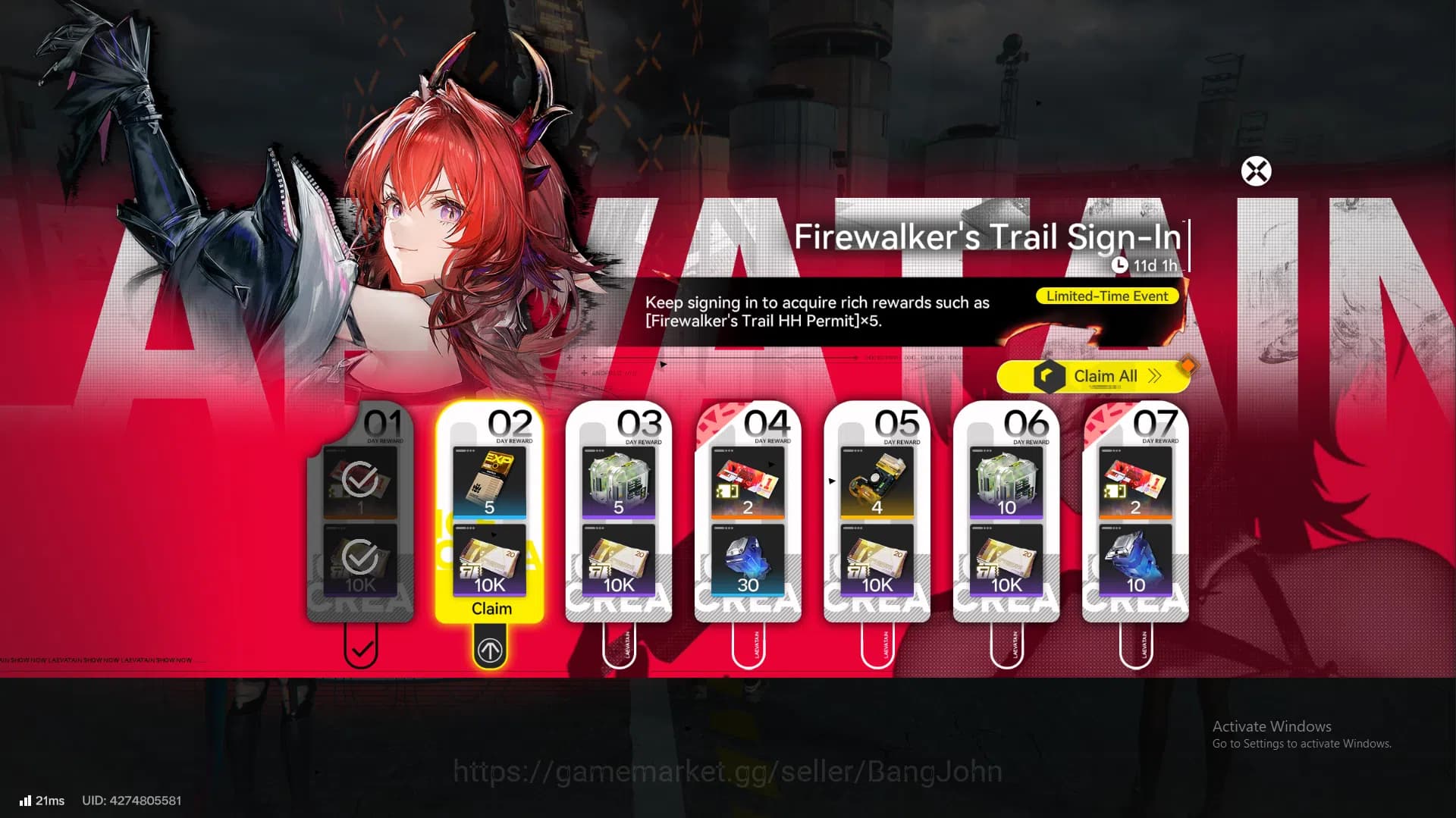 Arknights: Endfield Accounts Starter Fresh |ASIA| New Horizons On | 6-Star Laev image 3