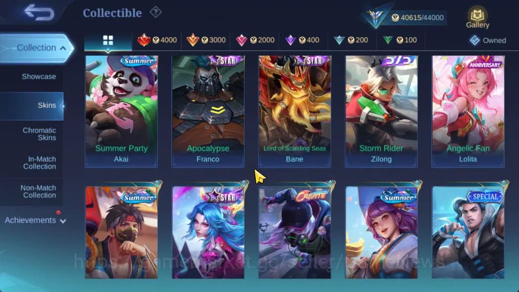 Mobile Legends: Bang Bang Accounts Hero 95|Skin 171|Natalia Collector,Claude M6,Julia image 13