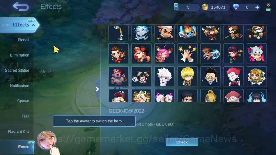 Mobile Legends: Bang Bang Accounts Hero 95|Skin 171|Natalia Collector,Claude M6,Julia image 3