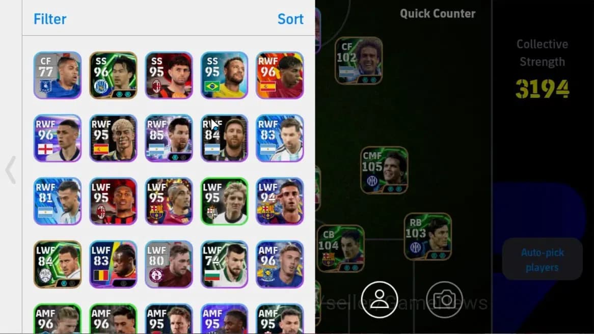 eFootball Accounts Android|Frank Lampard,Lothar Mathaus,Oliver Kahn,R image 3