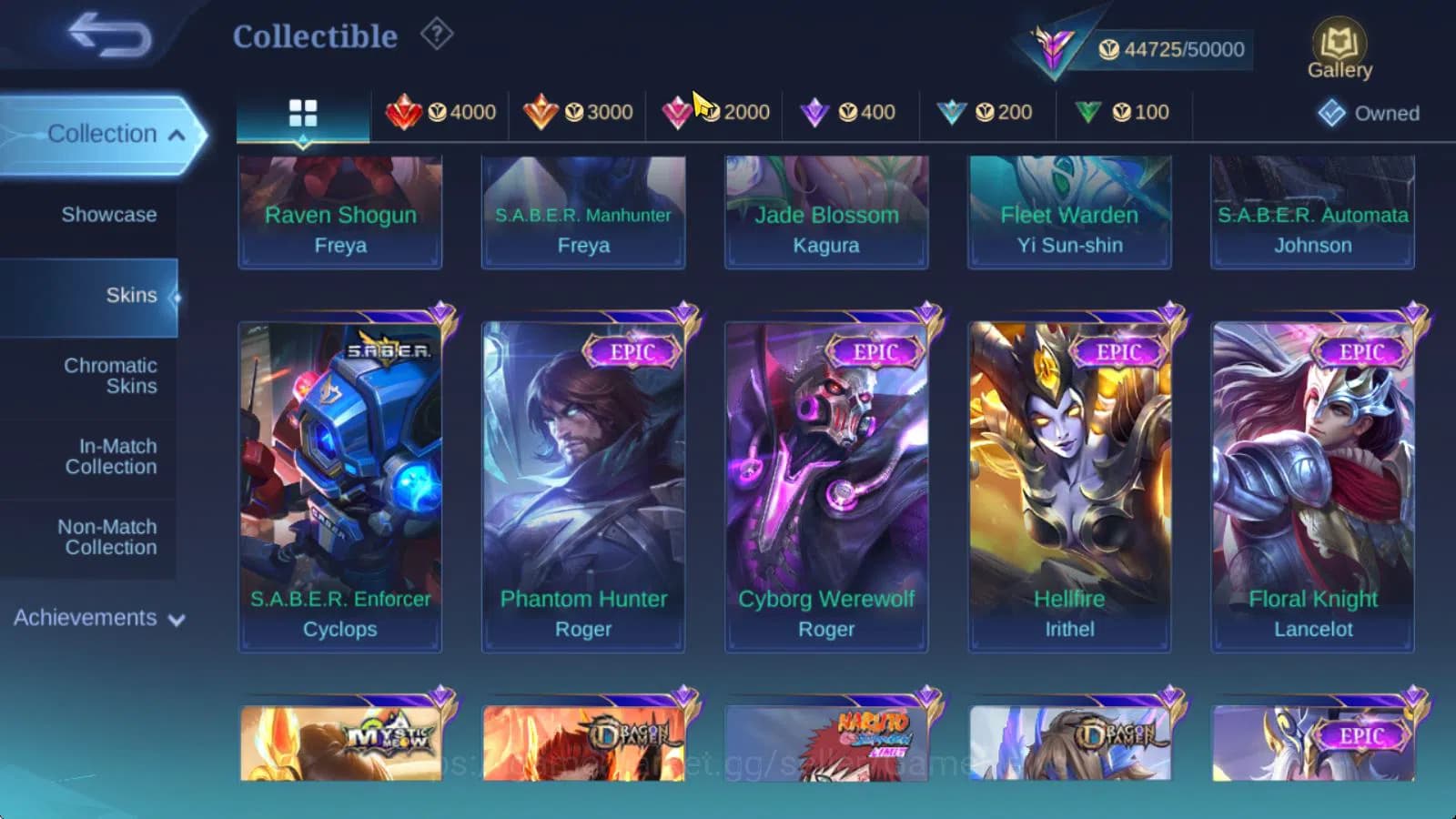 Mobile Legends: Bang Bang Accounts Hero 132|Skin 227|KOF Karina,CC Natalia,Gaara Vale image 13