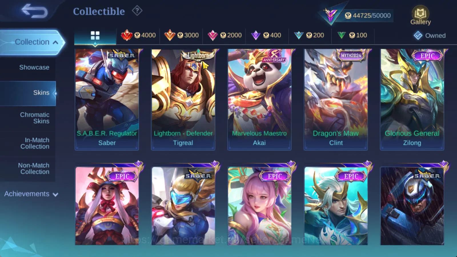 Mobile Legends: Bang Bang Accounts Hero 132|Skin 227|KOF Karina,CC Natalia,Gaara Vale image 14