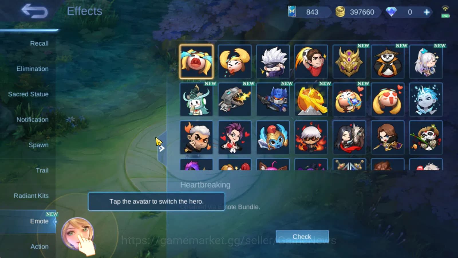 Mobile Legends: Bang Bang Accounts Hero 132|Skin 227|KOF Karina,CC Natalia,Gaara Vale image 5