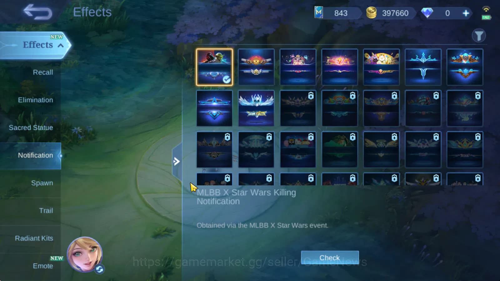 Mobile Legends: Bang Bang Accounts Hero 132|Skin 227|KOF Karina,CC Natalia,Gaara Vale image 7