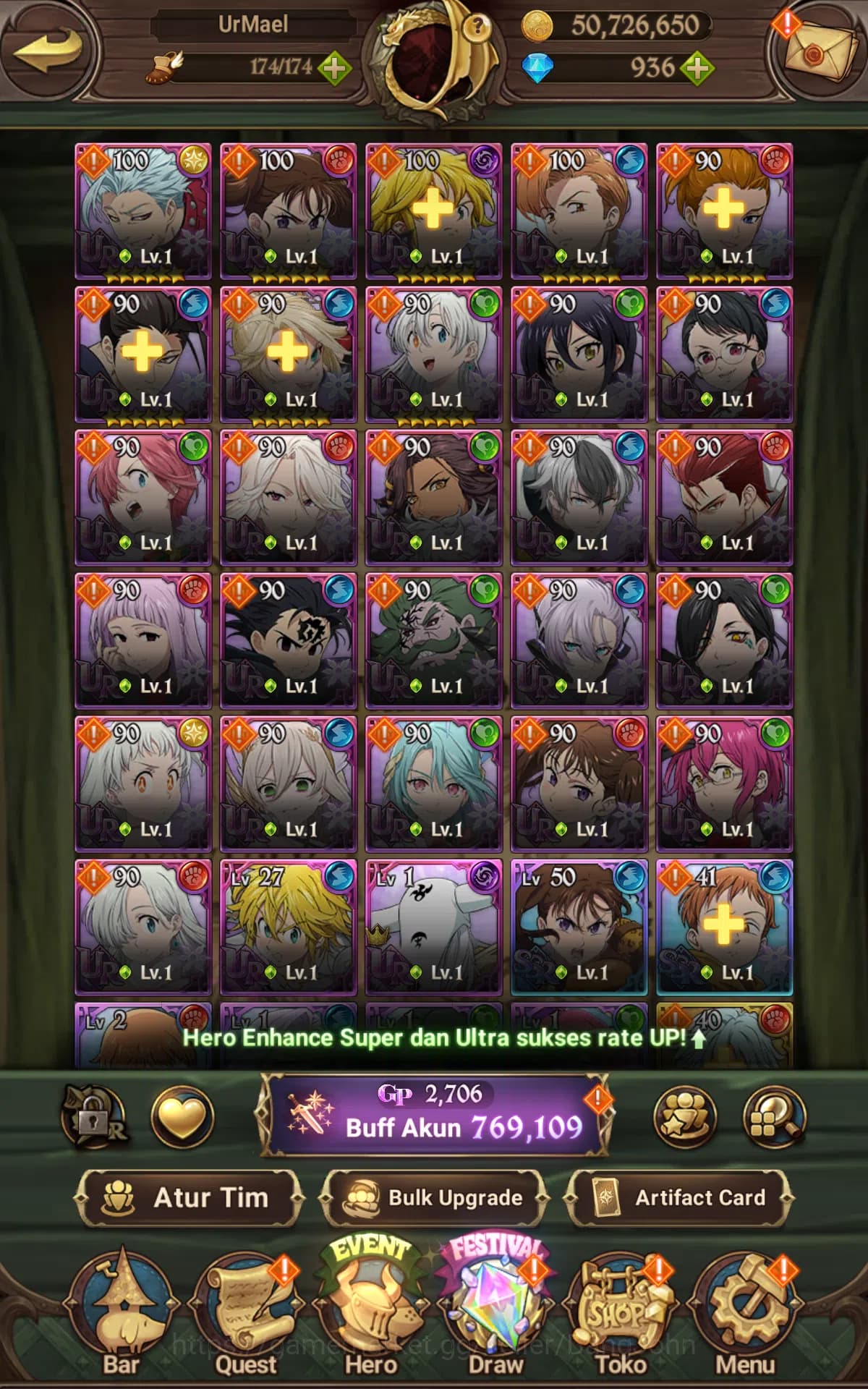 The Seven Deadly Sins: Grand Cross Accounts Global | Starter | DM 926|769K CC|UR Thonar,Nanash image 7