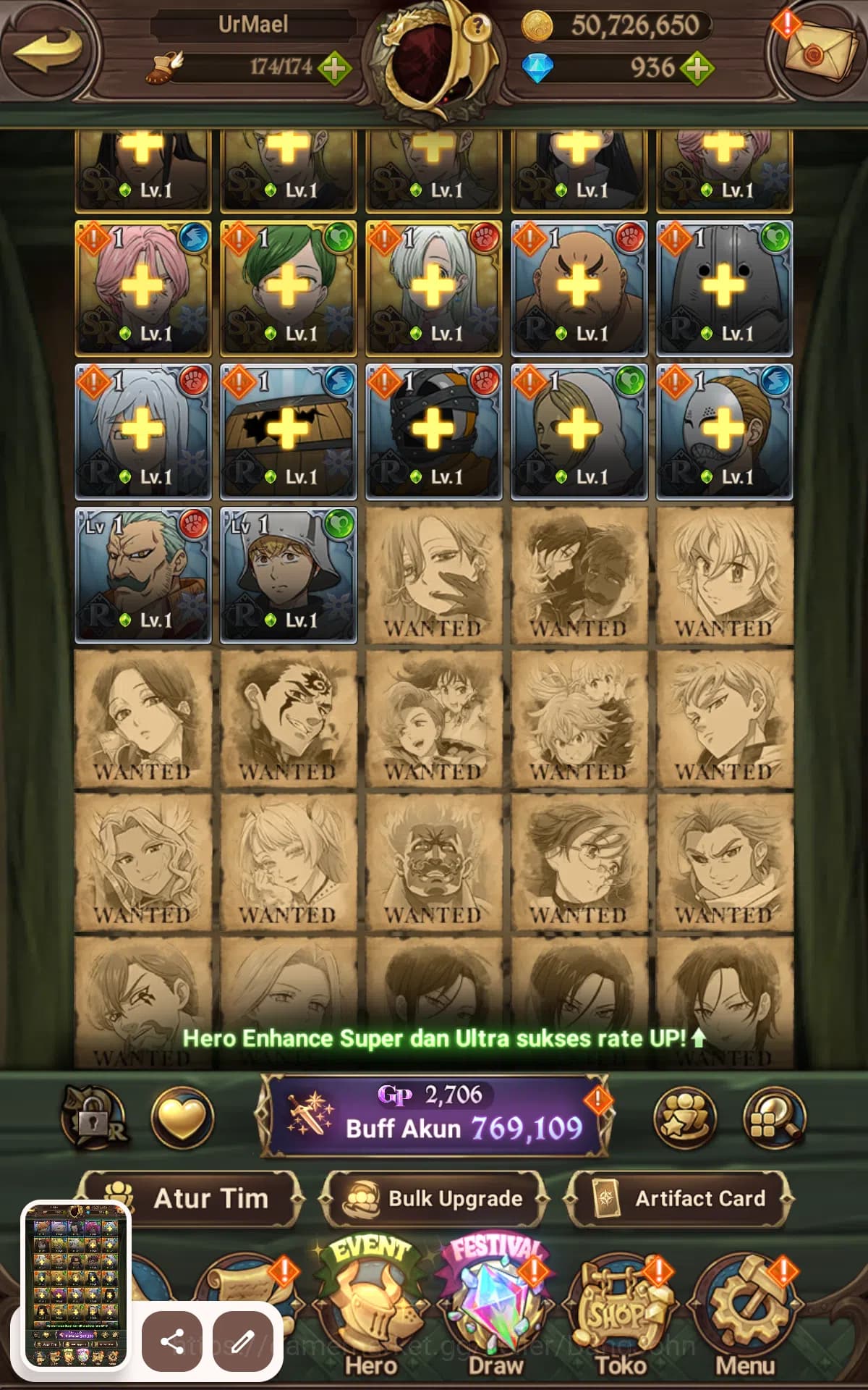 The Seven Deadly Sins: Grand Cross Accounts Global | Starter | DM 926|769K CC|UR Thonar,Nanash image 9