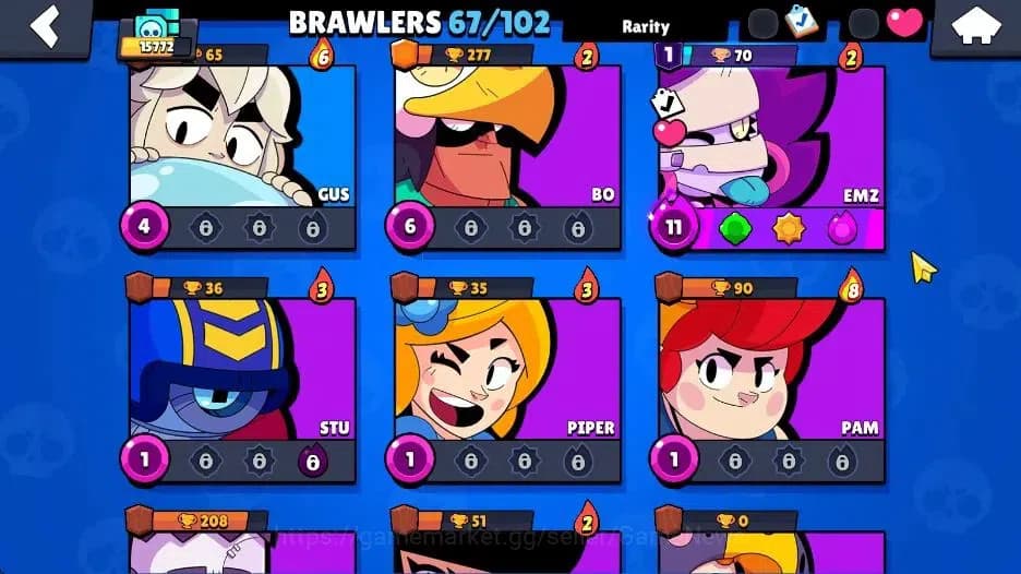 Brawl Stars Accounts 15K Trophy|9K Bling|88 Brawlers 16 Max Lv| 2 Hyper image 11