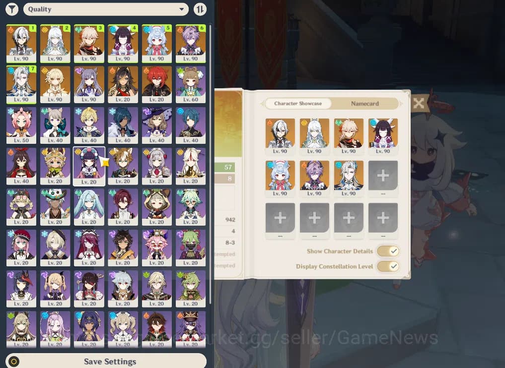 Genshin Impact Accounts ASIA|AR 57|7 Limited+8(*5Weapon)|(Columbina,Neuvil image 2